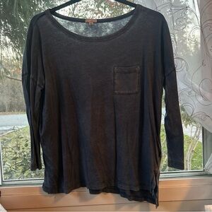 Gap Ladies Size M Blue 3/4 Sleeve Shirt